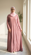 Blush Grace Panel Abaya